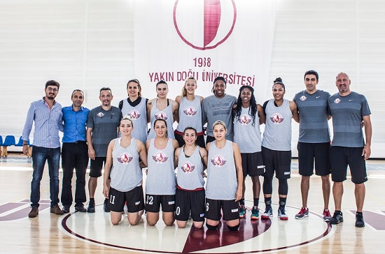 American Transfers of Near East University Women’s Basketball Team met the press