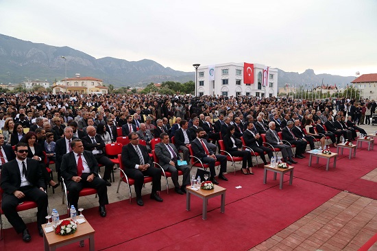 The Foundations of the Hospital of University of Kyrenia and the Faculty of Medicine were laid with a grand ceremony