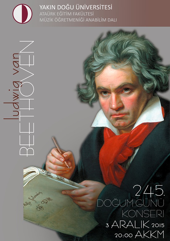 YDÜ Atatürk Eğitim Fakültesi’nden 2015-16 Beethoven’ın 245. Doğum Günü Konseri