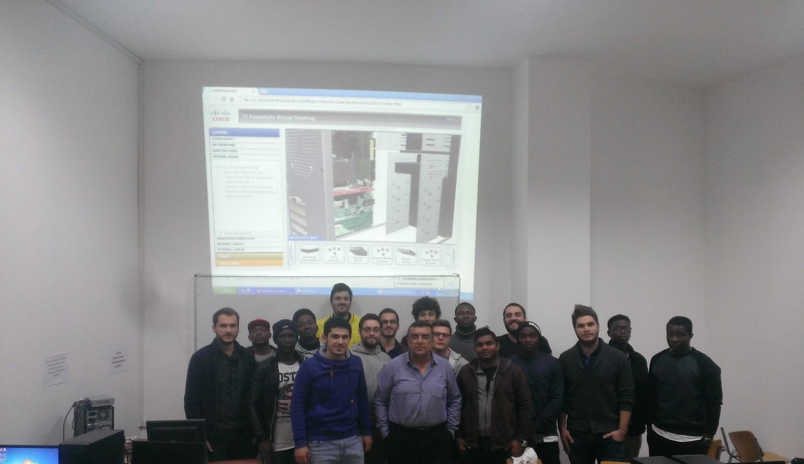 Cisco IT Essentials Virtual Desktop PC & Laptop” active training ‘workshop’ was held by Computer Engineering Department