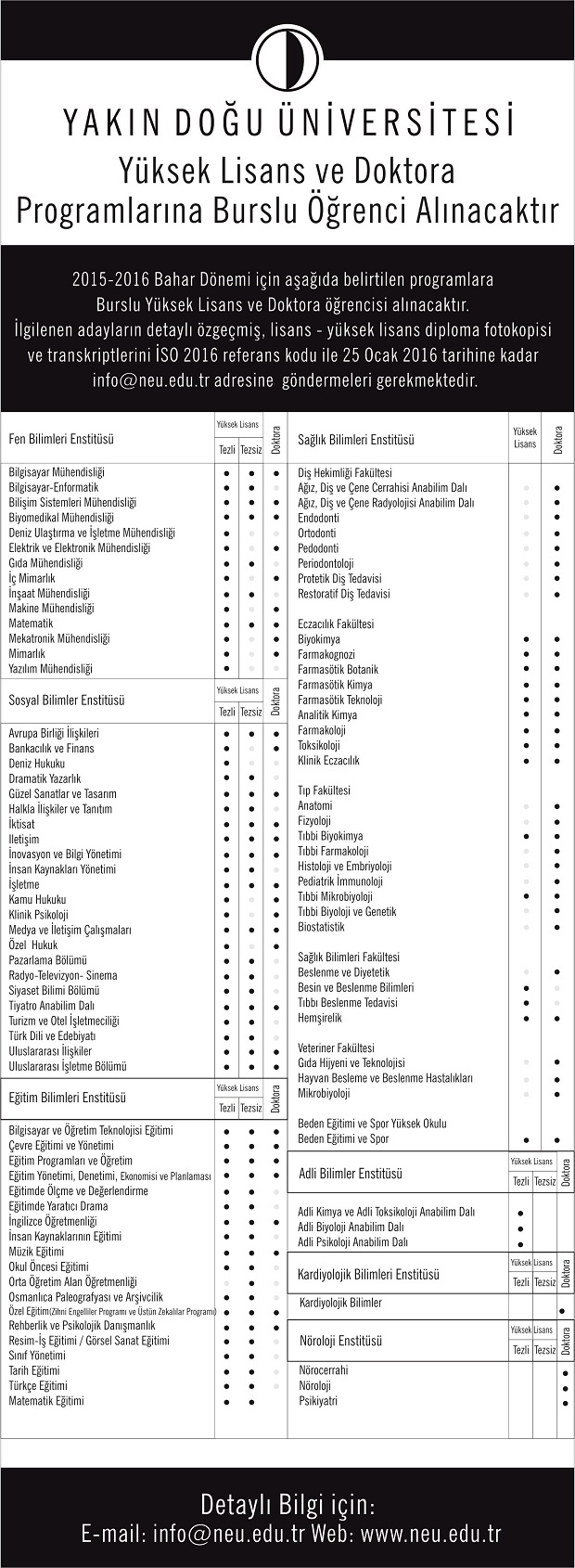 yakin dogu universitesi