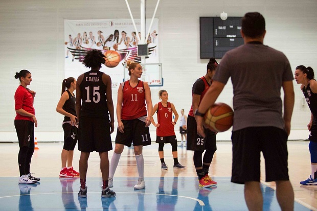 NEU Women’s Basketball Team is taking the court as the host versus AGÜ Kayseri