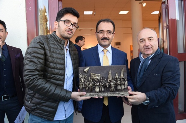“With Us” joined-exhibition was opened in Uşak