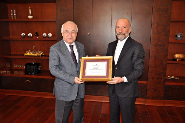 Near East commendation order presented to great statesman Cemil Çiçek