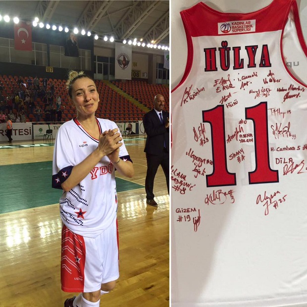 Hülya Özkan Player Of Near East University Women’s Basketball Team Bids Farewell To Basketball