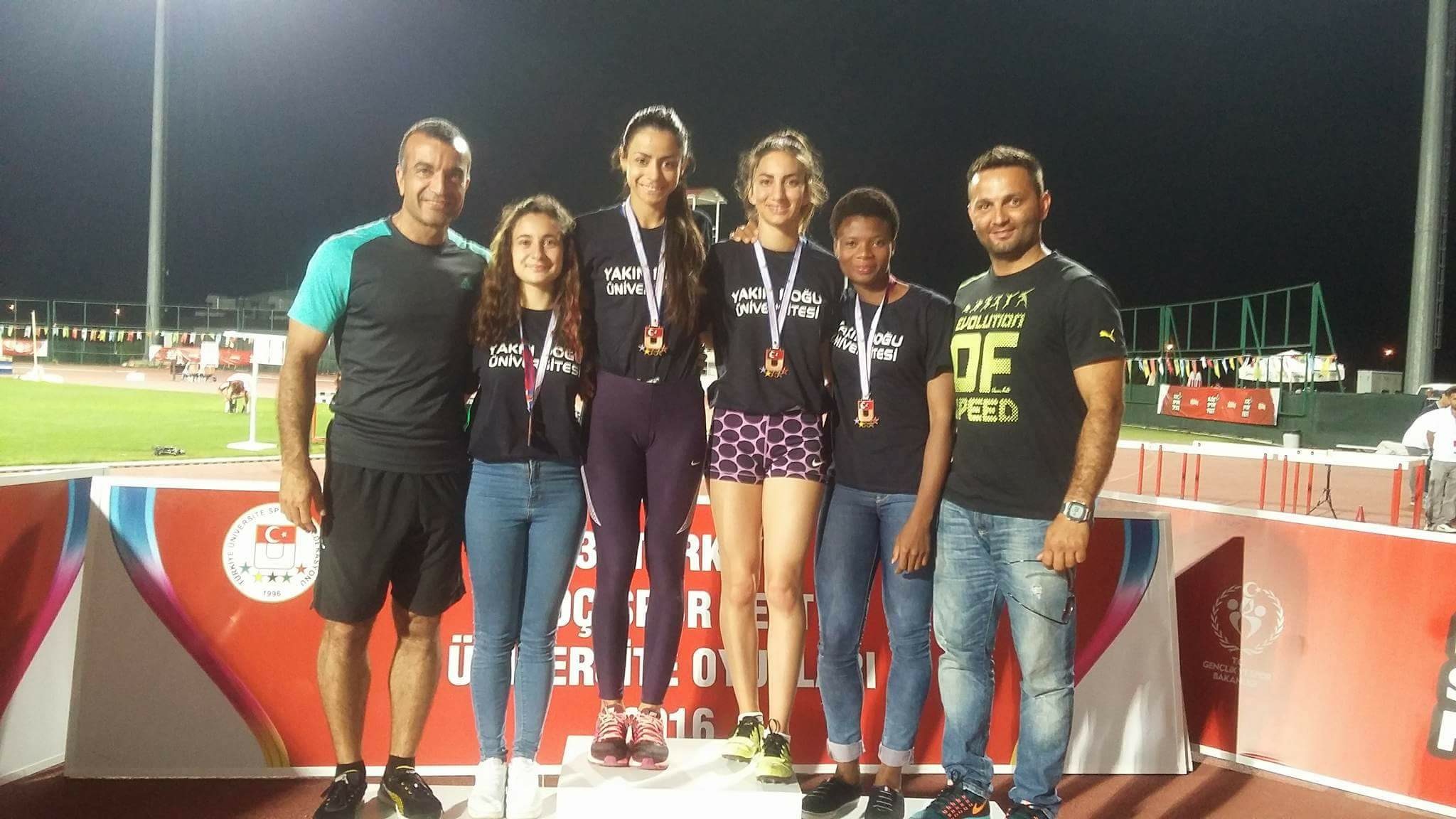 YDÜ, Atletizm Bayan Takımı Türkiye Üçüncüsü