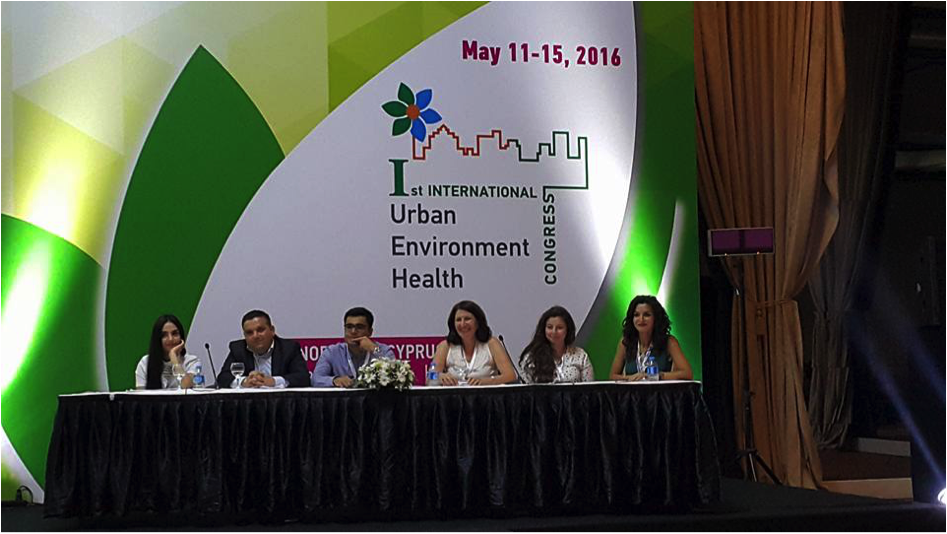 Near East University was represented at the First International Congress of Urban, Environment and Health