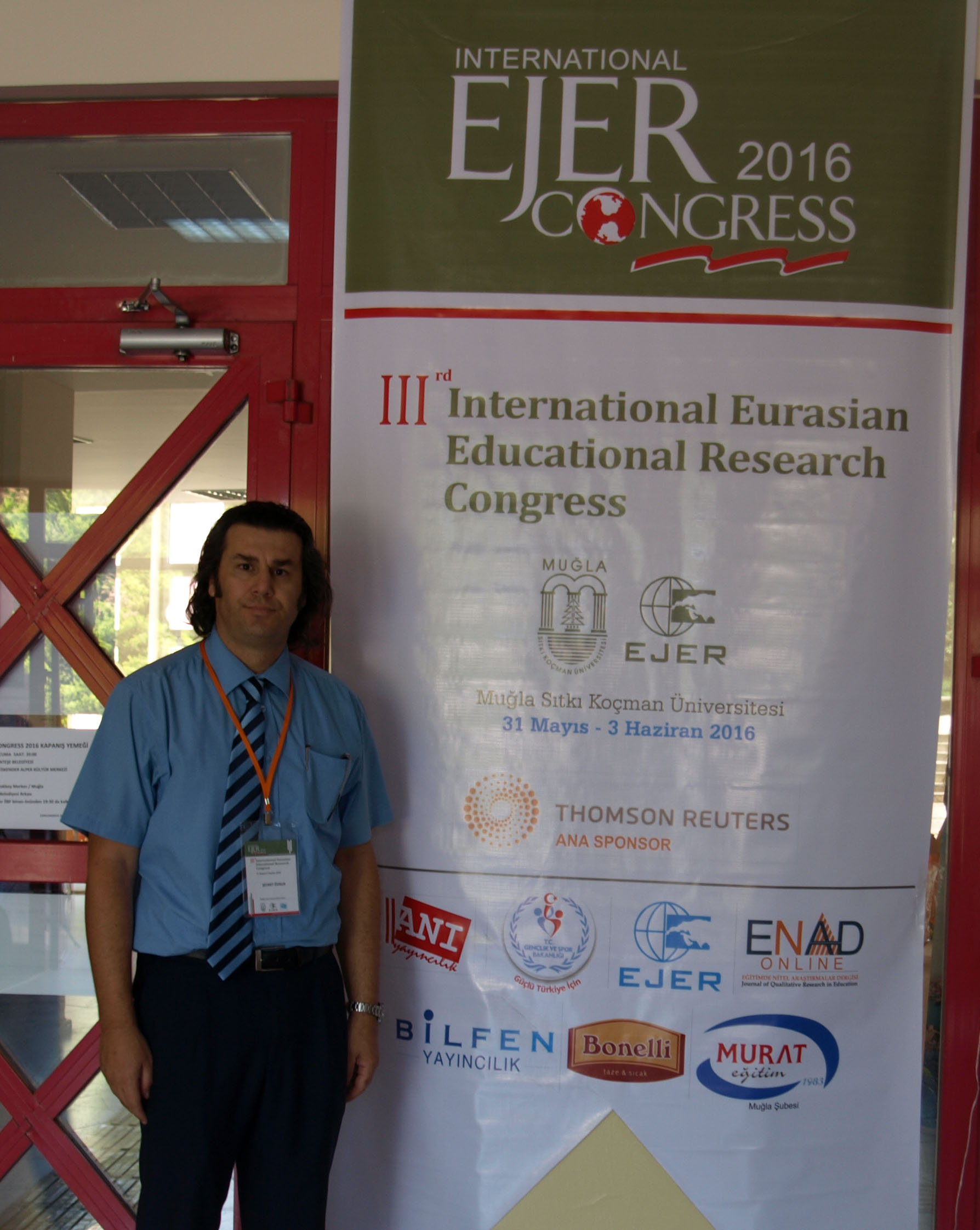 YDÜ 3. Uluslararası Avrasya Eğitim Araştırmaları Kongresi’nde (EJERCongress 2016) Temsil Edildi