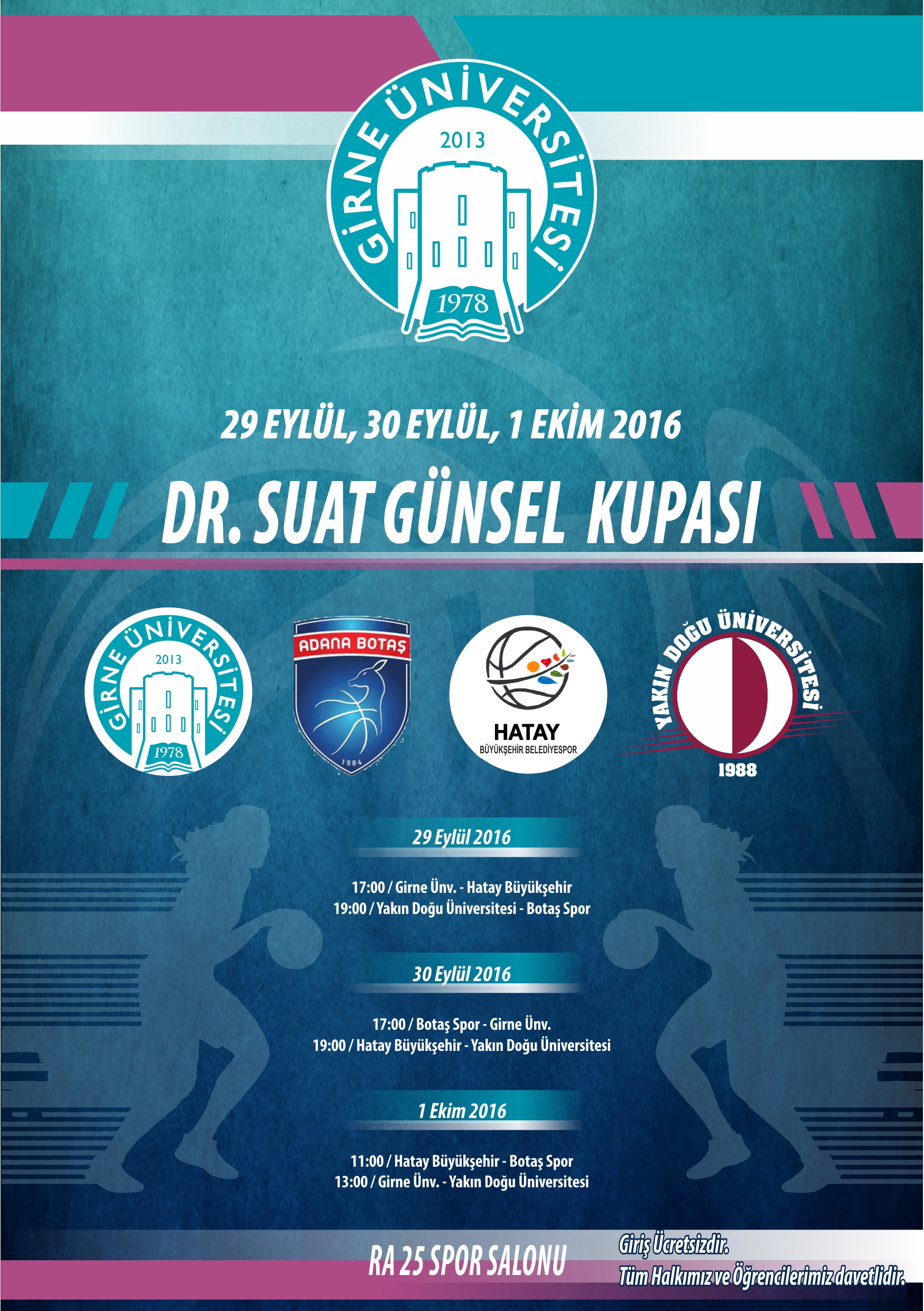 Dr. Suat Günsel Cup Basketball Tournament to begin
