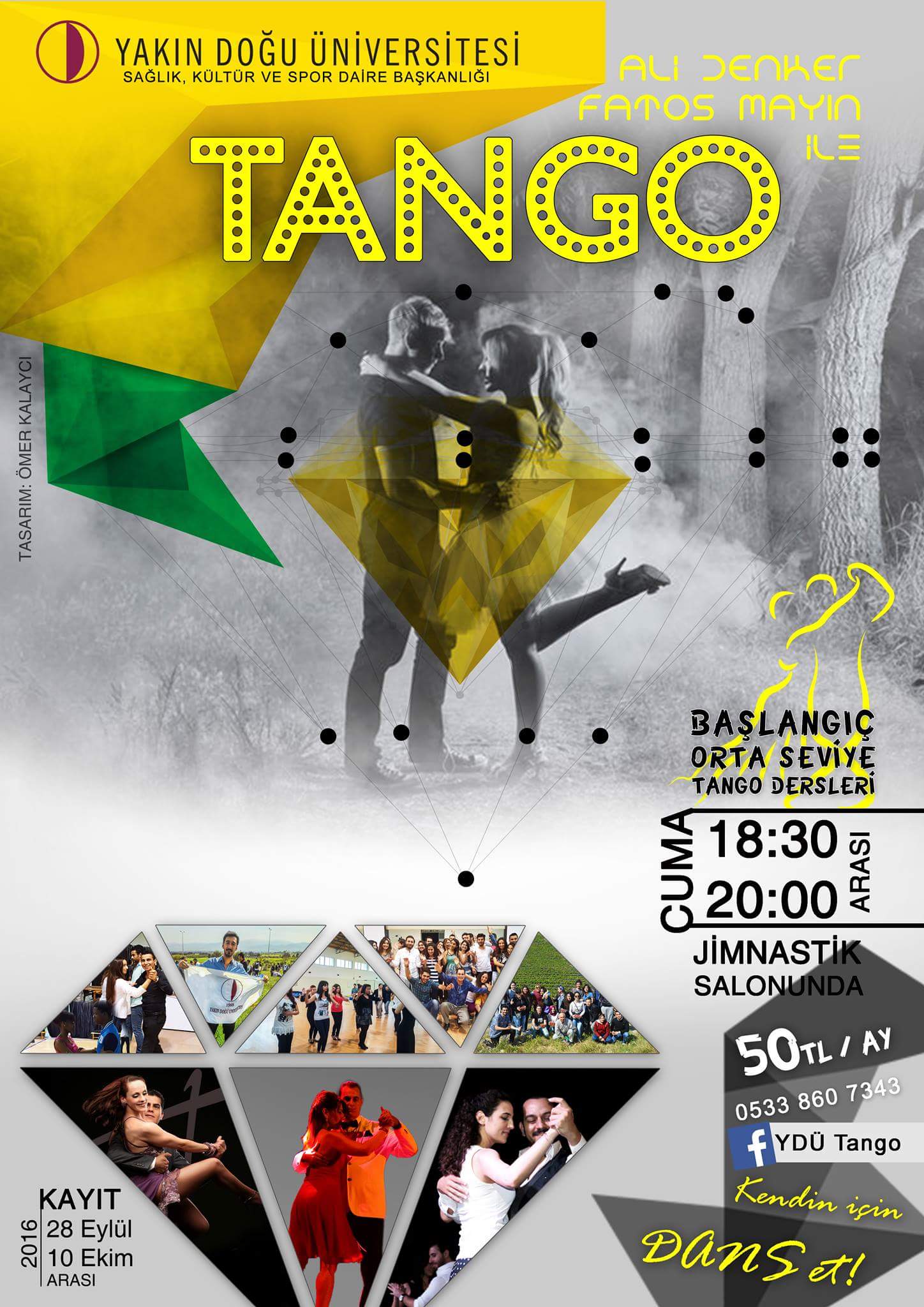 2016-2017 Yeni Güz Dönemi Tango Klubü Kayıtları Başladı