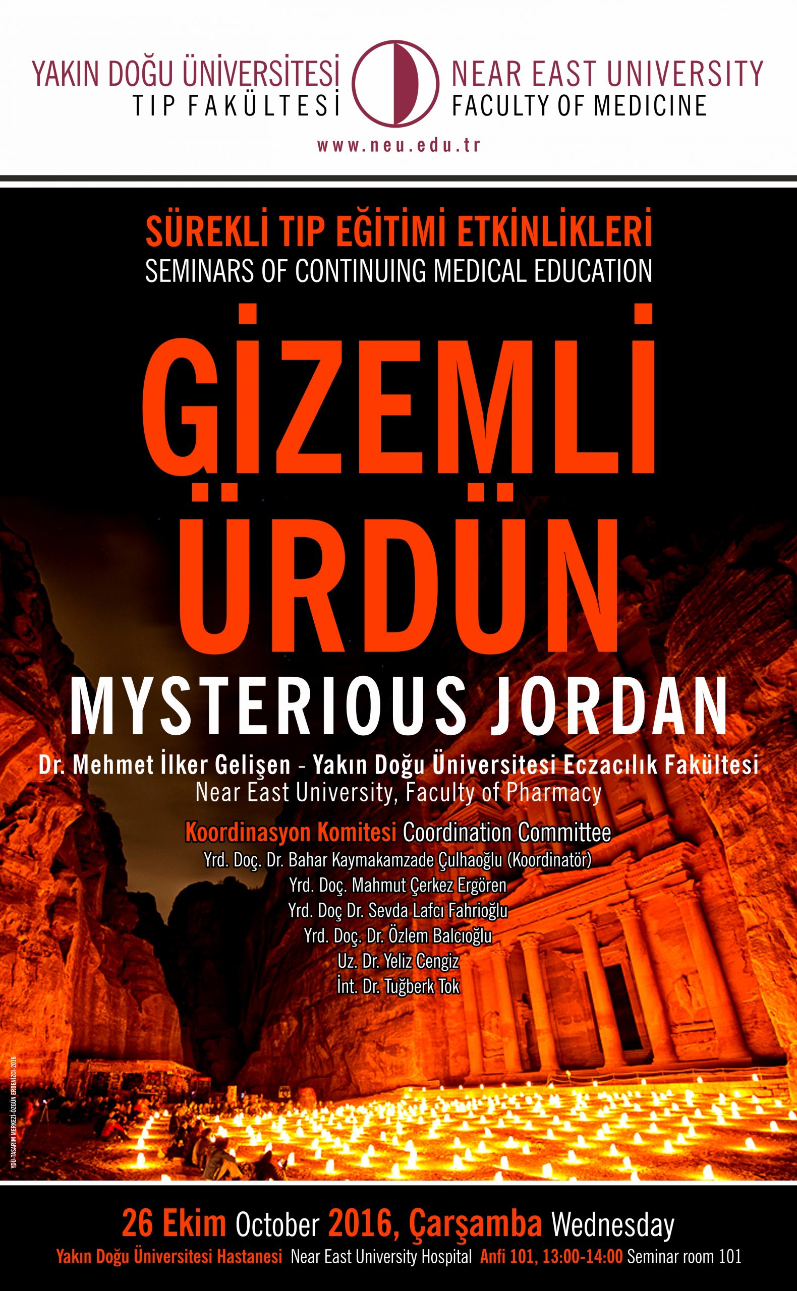 YDÜ Tıp Fakültesi: "Sürekli Tıp Eğitimi Etkinlikleri"