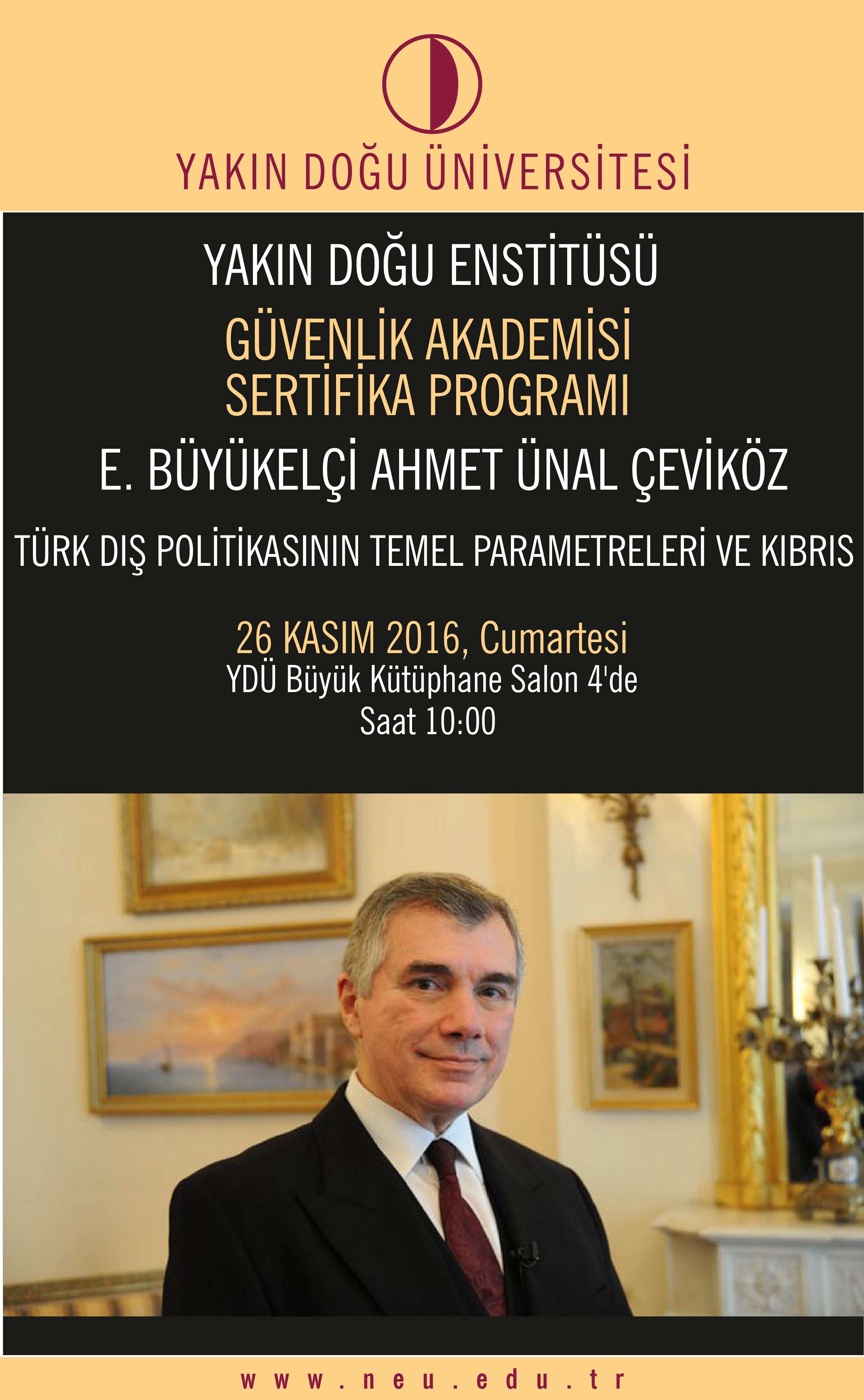 Turkish foreign policy in negotiating process and the future of Cyprus to be discussed at Near East University