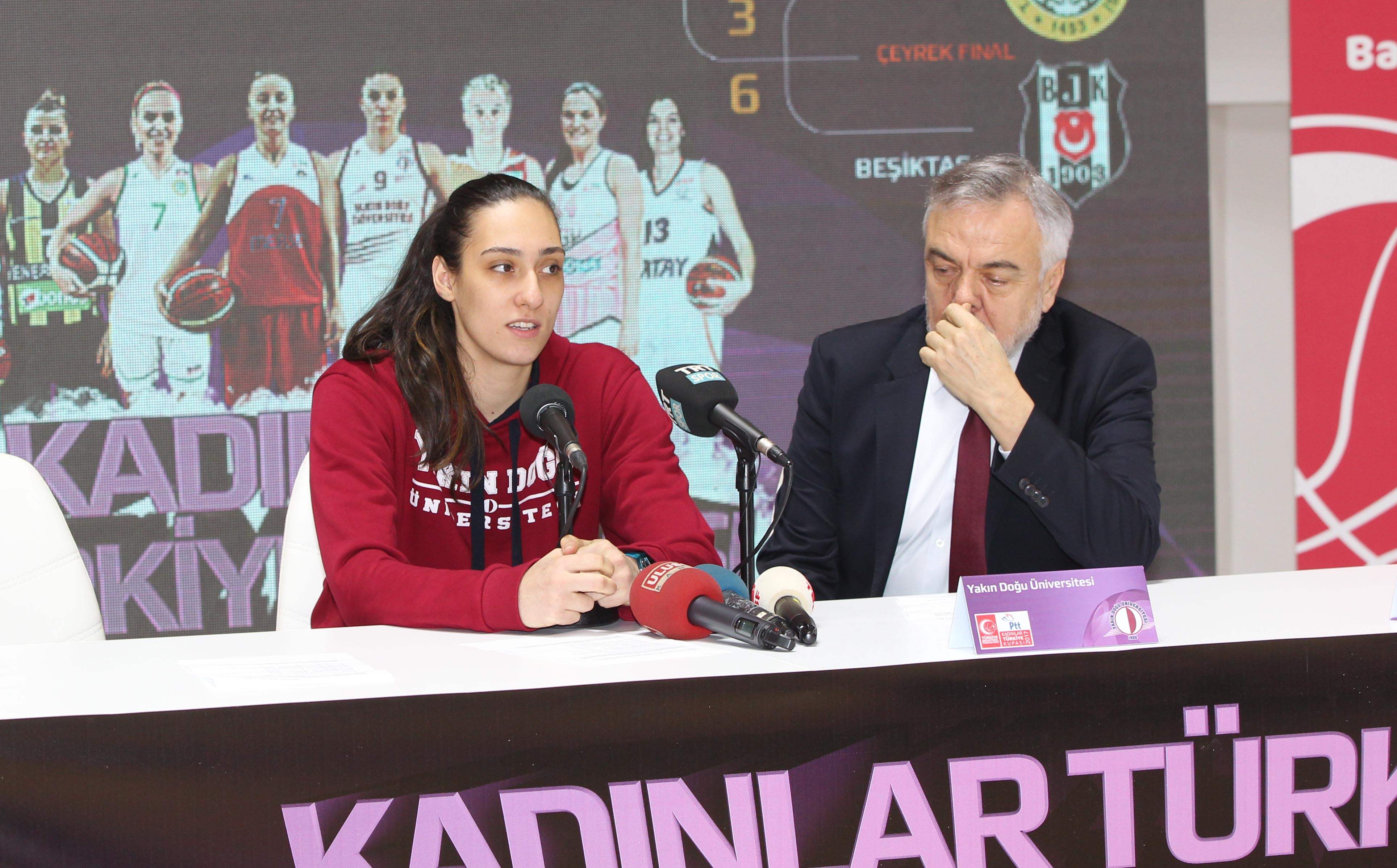 Yakın Doğu Üniversitesi Kadınlar Türkiye Kupası İlk Maçına Galatasaray ile Çıkıyor