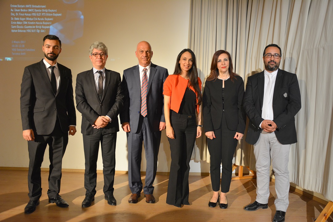 A Panel titled as “Freedom and Rights of Press in the Media and New Media Axis in Turkish Republic of Northern Cyprus” was realised at Near East University