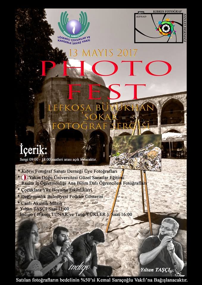 Kıbrıs Fotoğraf Sanatı Derneği ile Yakın Doğu Üniversitesi Güzel Sanatlar Eğitimi Resim-İş Öğretmenliği Ana Bilim Dalı  ‘’PHOTO FEST’’ Fotoğraf Sergisi