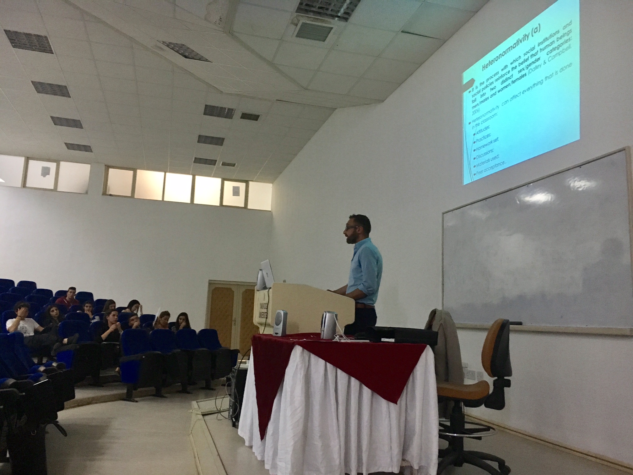 Research Centre for Applied Linguistics (RCAL) held a seminar on  Heteronormativity in English as a Foreign Language Classrooms – Near East  University