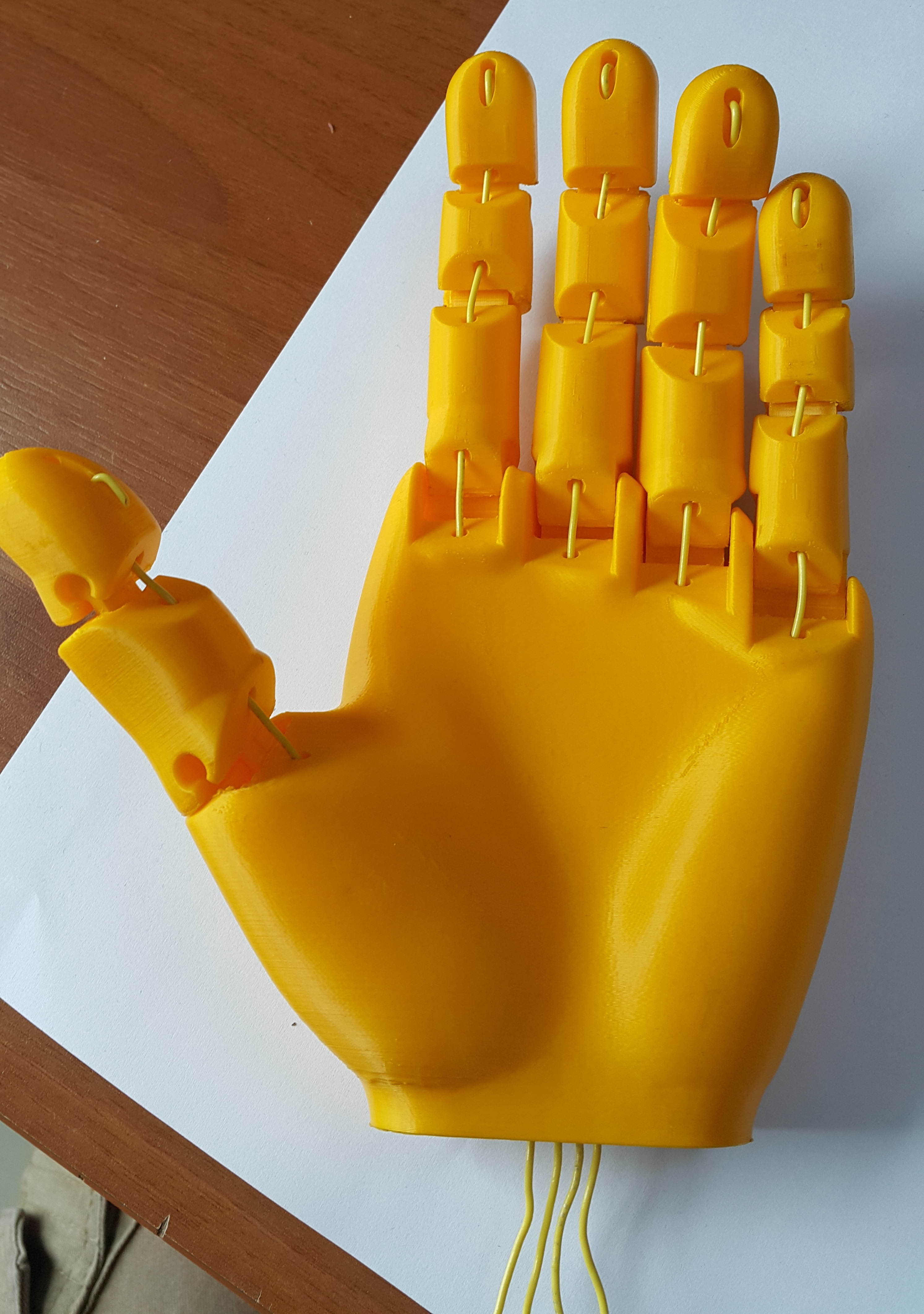 The News of “3D Printed Robotic Hand” produced by Near East University Scientists published in the world’s best 3D printing site