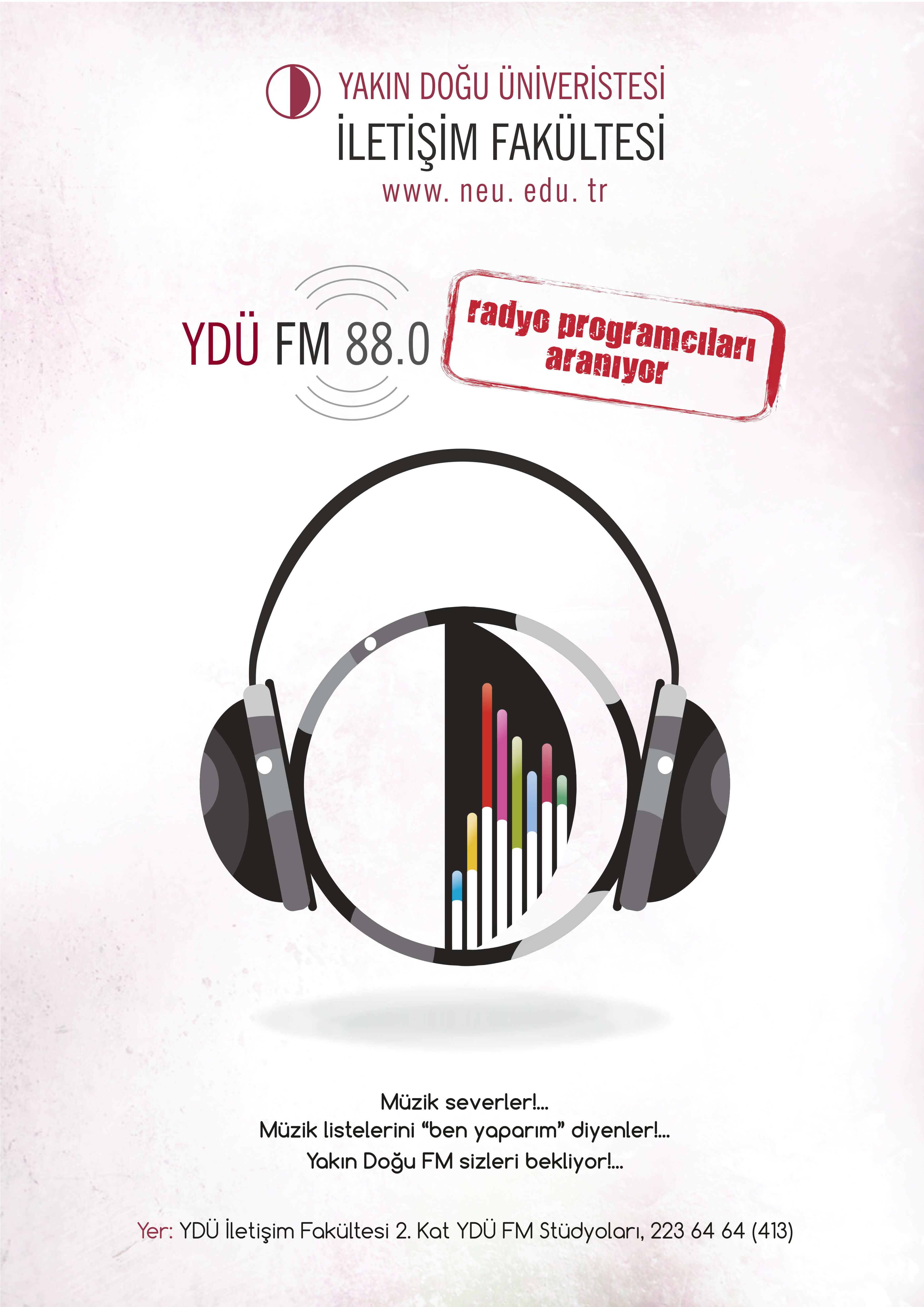 YDÜ FM, Radyo Programcıları Arıyor