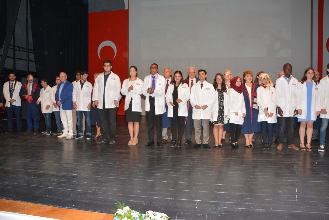 Near East University Faculty of Medicine 2017-2018 Academic Term White Coat Ceremony was realized with a huge turnout