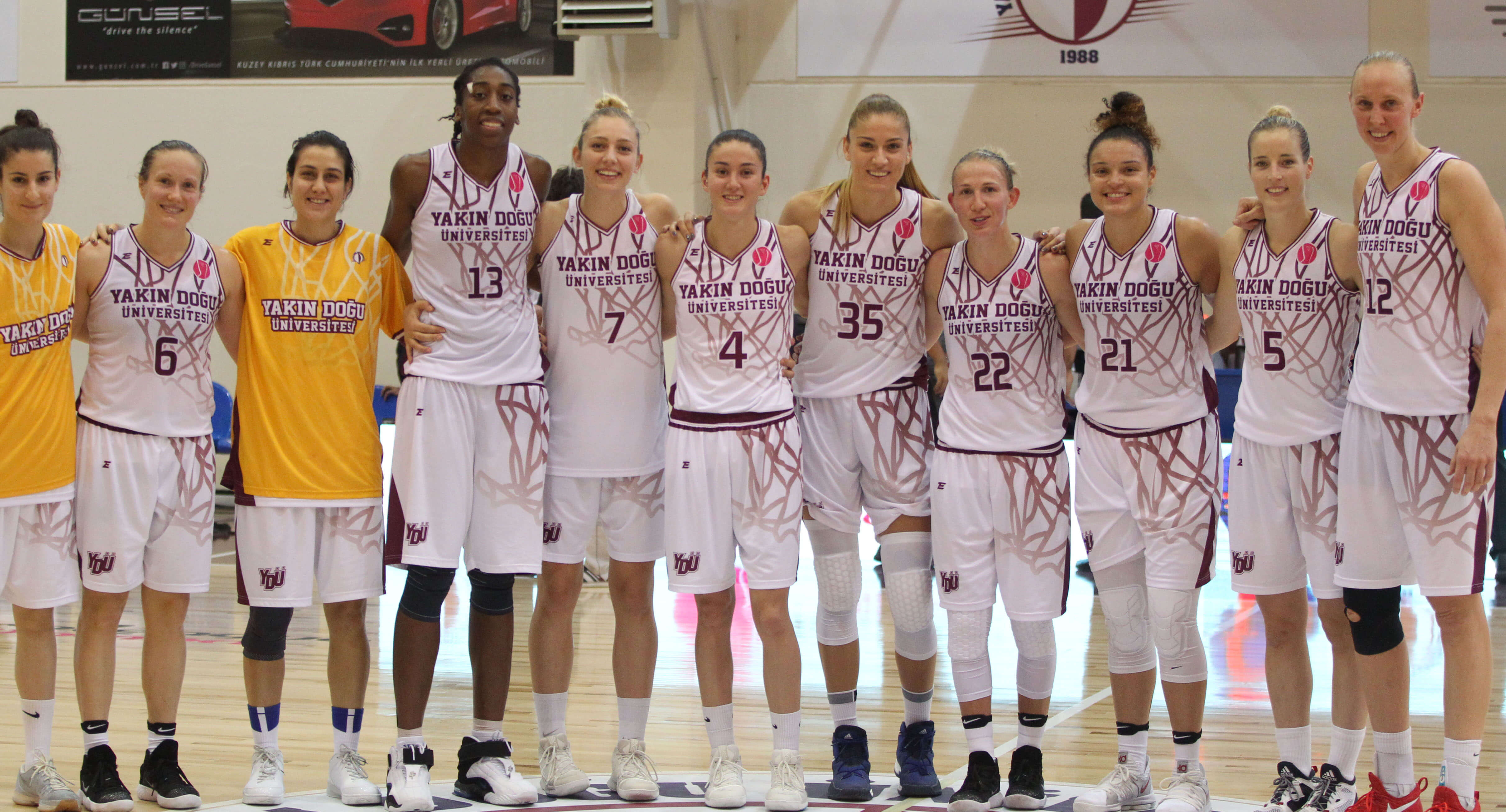 Near East University Women’s Basketball Team faces BLMA for the away game in France