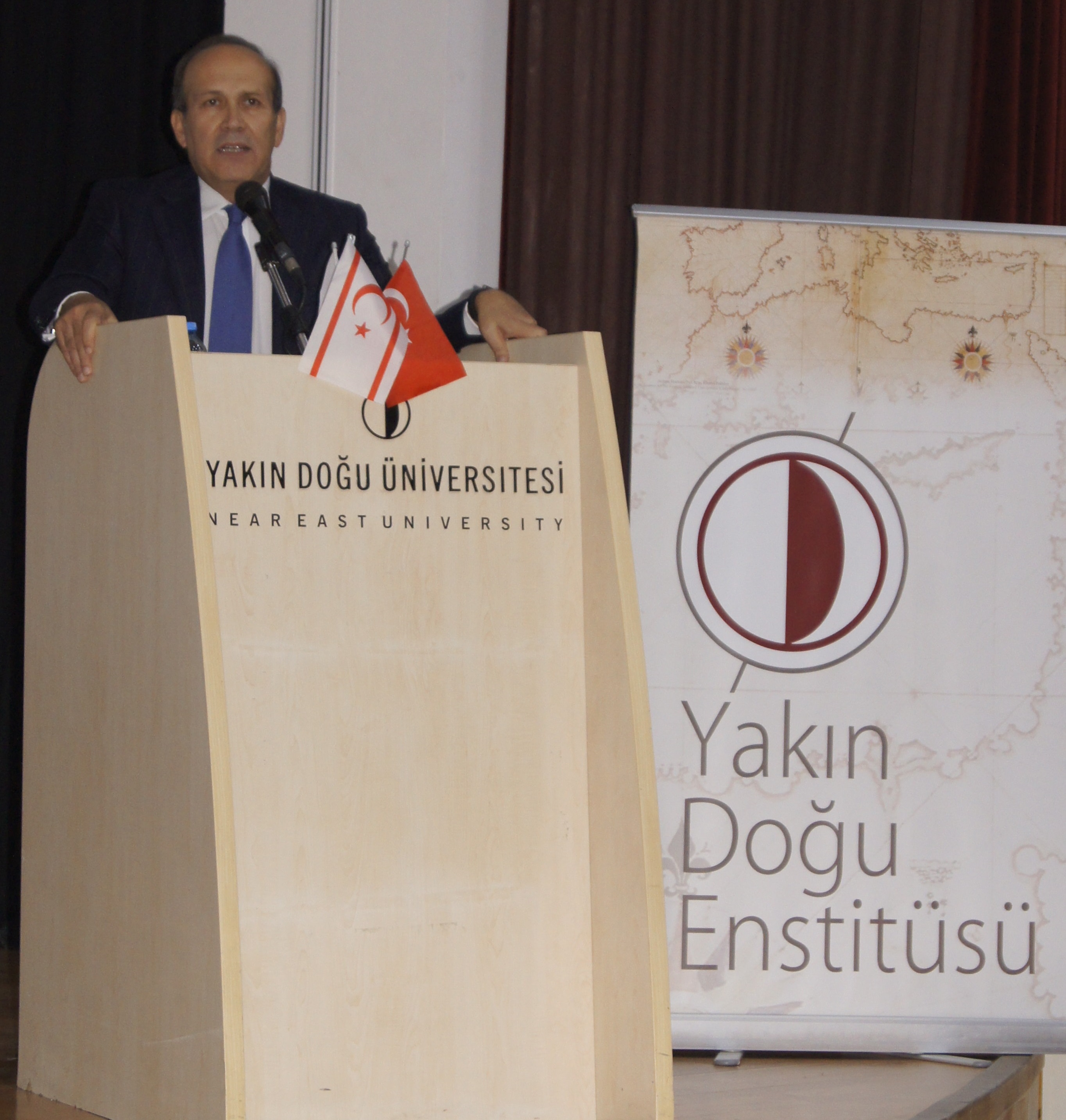 Participating in the Security Academy Certificate Program organized by the Near East University Near East Institute, Mr. Namık TAN addressed the crisis encountered in Turkey-USA relations and its impact on TRNC
