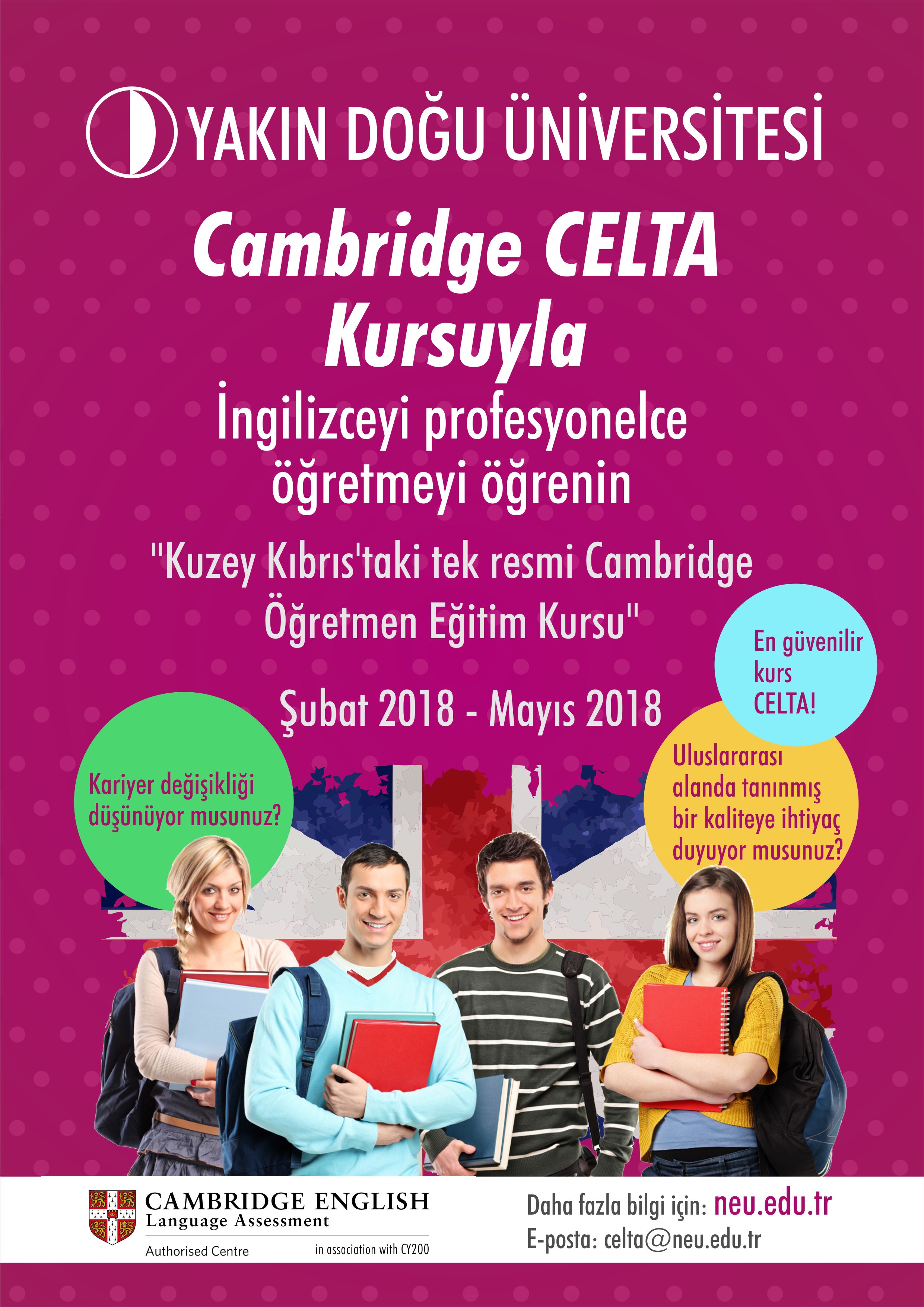 Yakın Doğu Üniversitesi’nde, İngilizce Öğretme Sertifikası Programı CELTA Kursu Gerçekleştiriliyor