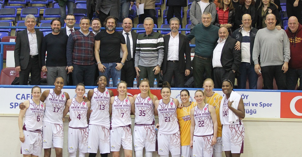 Near East University is at the top in FIBA EuroLeague as well….Near East Universiy: 93 – Nadezhda Orenburg: 71