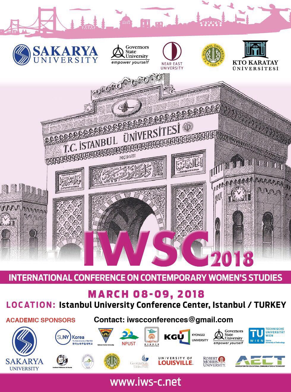 IWSC 2018 “International Conference on Contemporary Women’s Studies” MARCH 08-09,2018