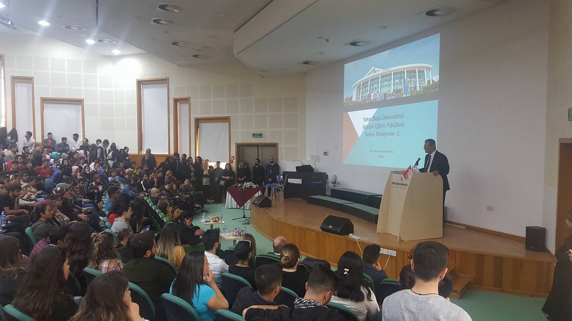 Yakın Doğu Üniversitesi Atatürk Eğitim Fakültesi Dekanı Prof.Dr. İsmail Hakkı Mirici, Öğrencilerle Buluştu