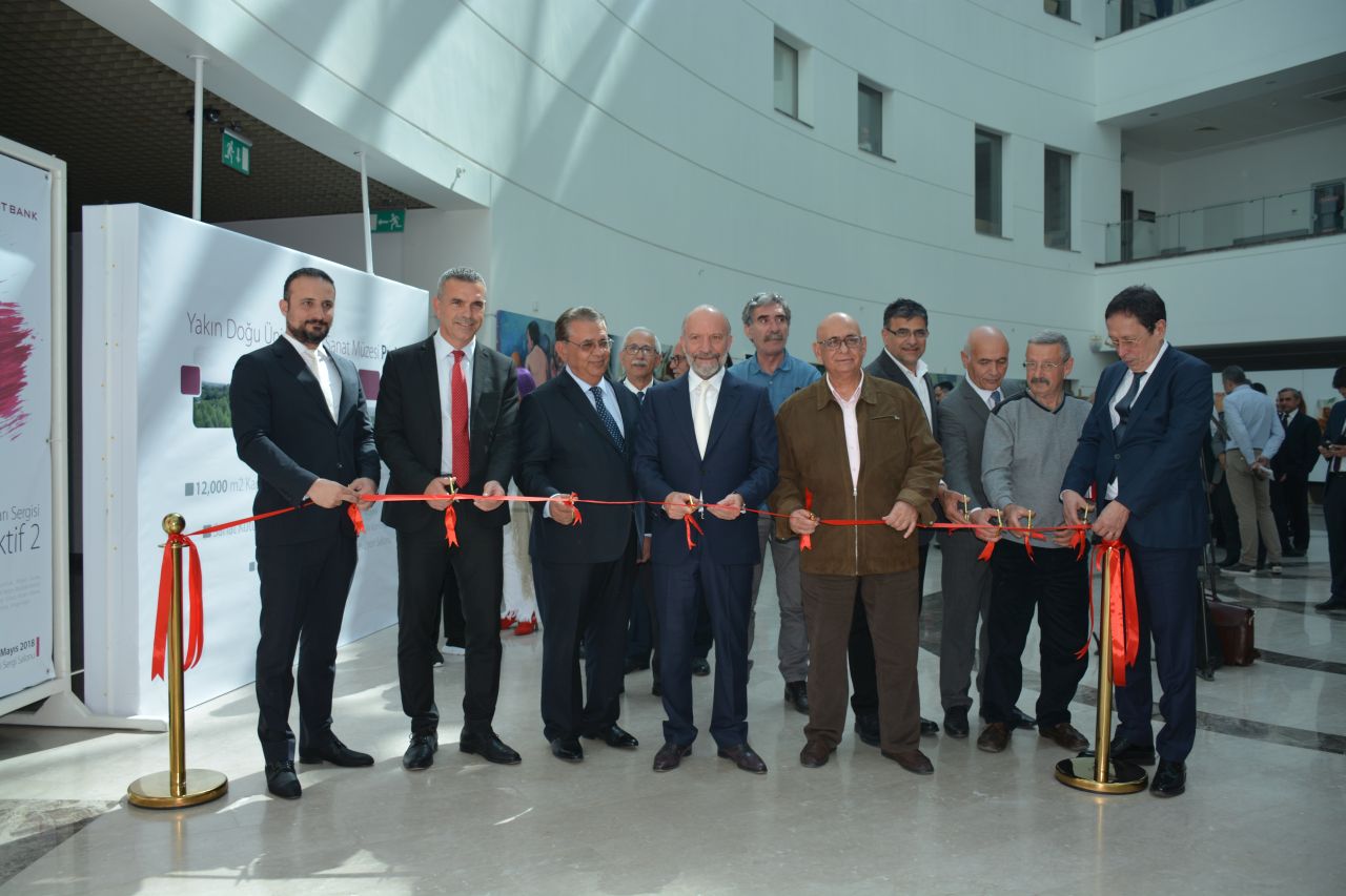The Turkish Cypriot Painters Exhibition “Retrospective Exhibition II” was opened with the participation of TRNC Parliamentary Chairperson Teberrüken Uluçay