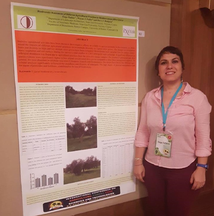 Near East University Faculty of Architecture and Faculty of Veterinary Medicine was represented at the International Conference on Agriculture, Forest, Food, Food Sciences and Technologies