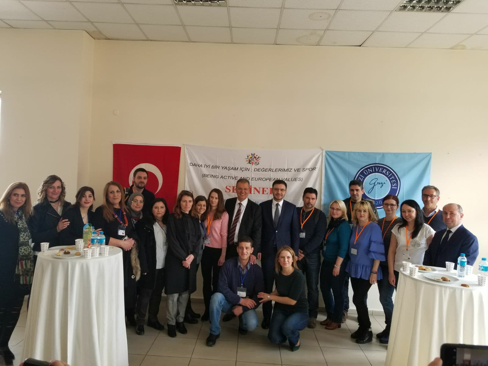Atatürk Faculty of Education Dean Professor Ismail Hakkı Mirici participated in the Seminar on EV&PA Project As a Speaker