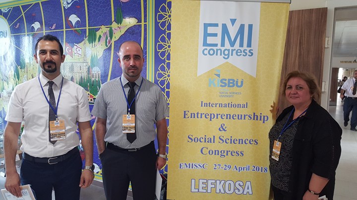 Yakın Doğu Üniversitesi Uluslararası EMI Girişimcilik ve Sosyal Bilimler Kongresinde Başarıyla Temsil Edildi