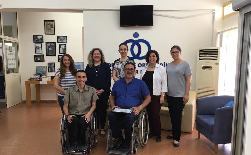 Near East University Faculty of Economics and Administrative Sciences pays a courtesy visit to the Association for Orthopedically Handicapped People