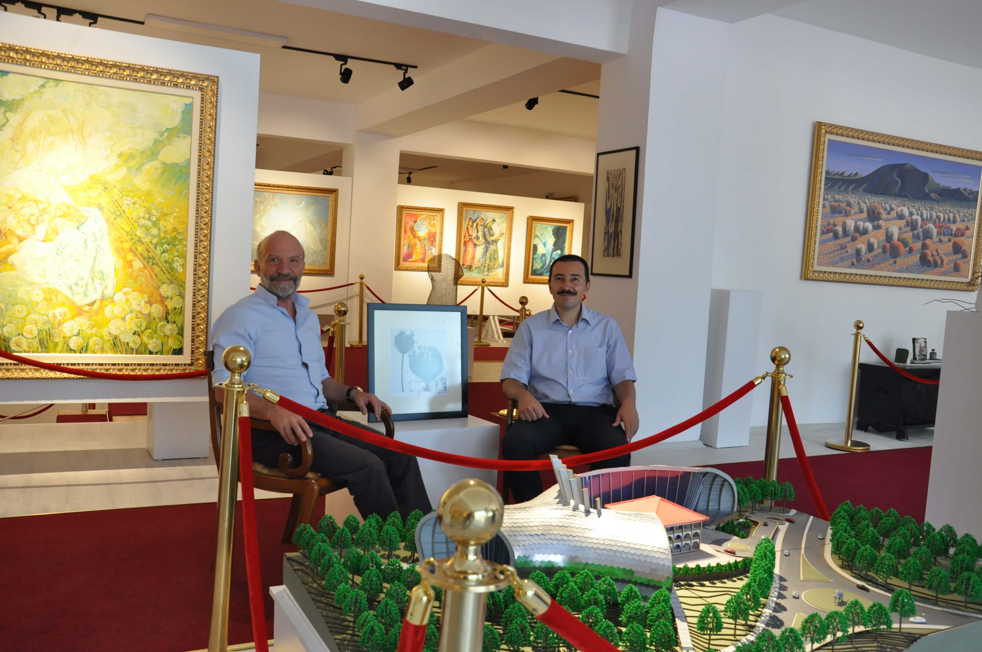 TURKSOY Deputy Secretary General Prof.Dr. Fırat Purtaş visits Cyprus Museum of Modern Arts