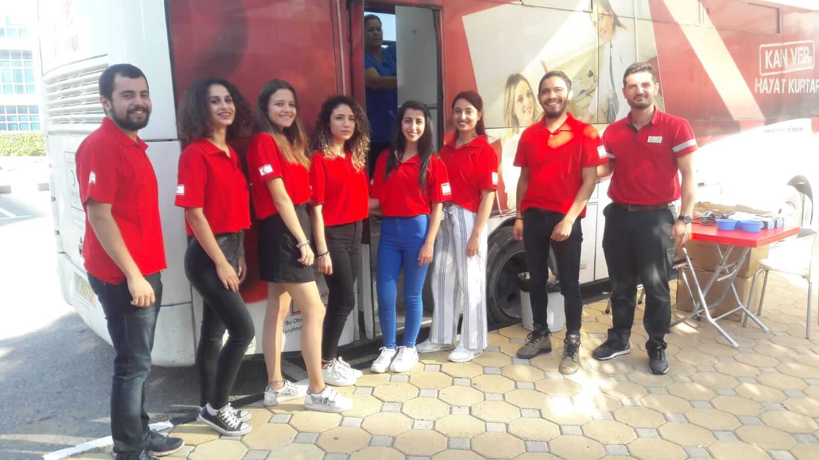 As part of the “The Red Crescent on Campus” project, 161 units of blood donations were collected on Near East University Campus