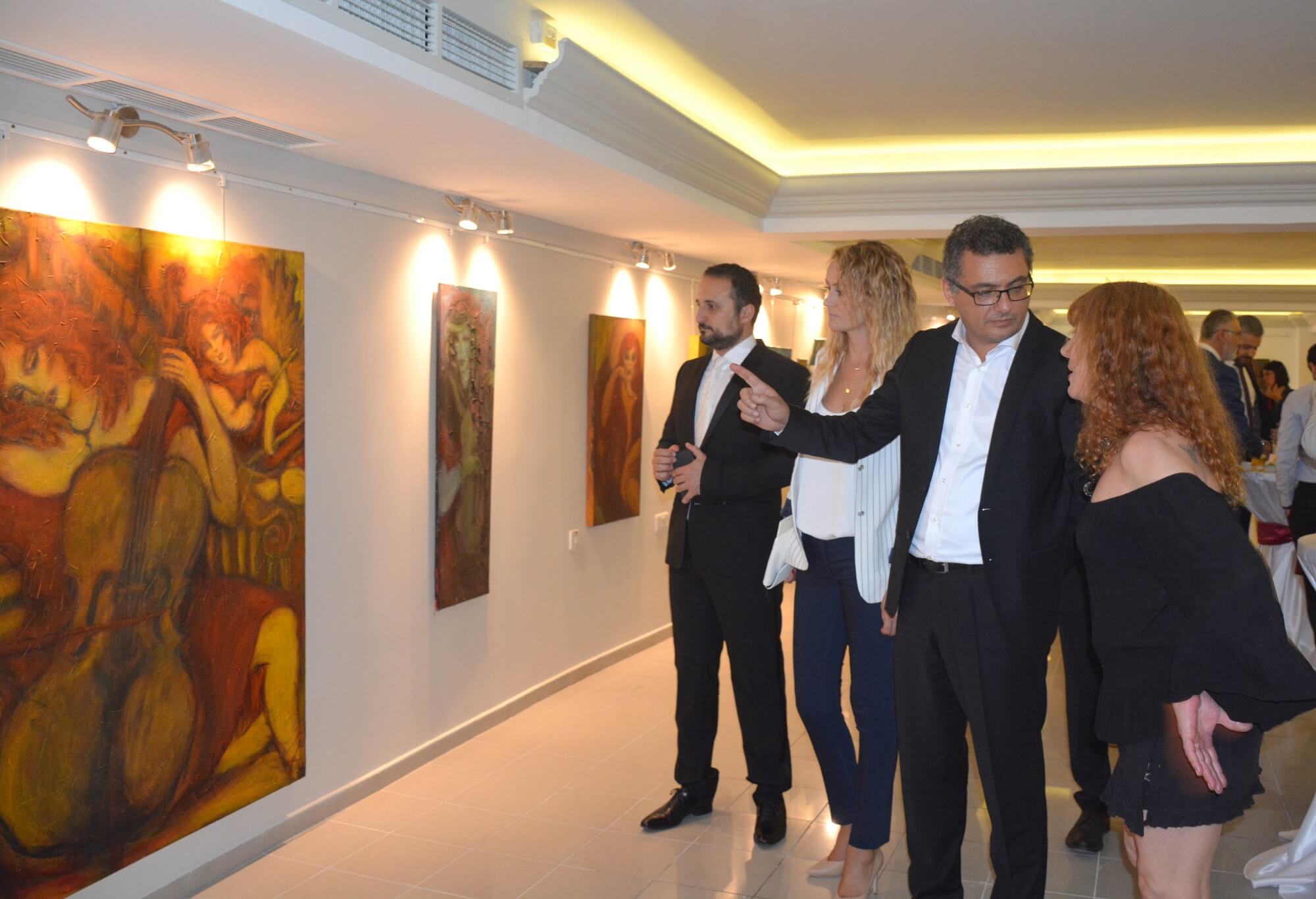 Sanat Merkezi’nde Açılan Feryal Sükan’a Ait Retrospektif Resim Sergisi 28 Ekim’e Kadar Ziyaretçilerini Kabul Ediyor…
