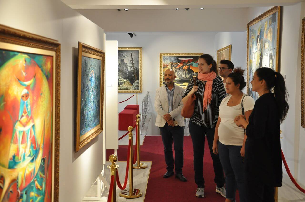 Greek Soprano Vassia Alati and Pianist Çağıl Cansu Şanlıdağ and Cypriot Artist Göral Özkan visited Cyprus Museum of Modern Arts