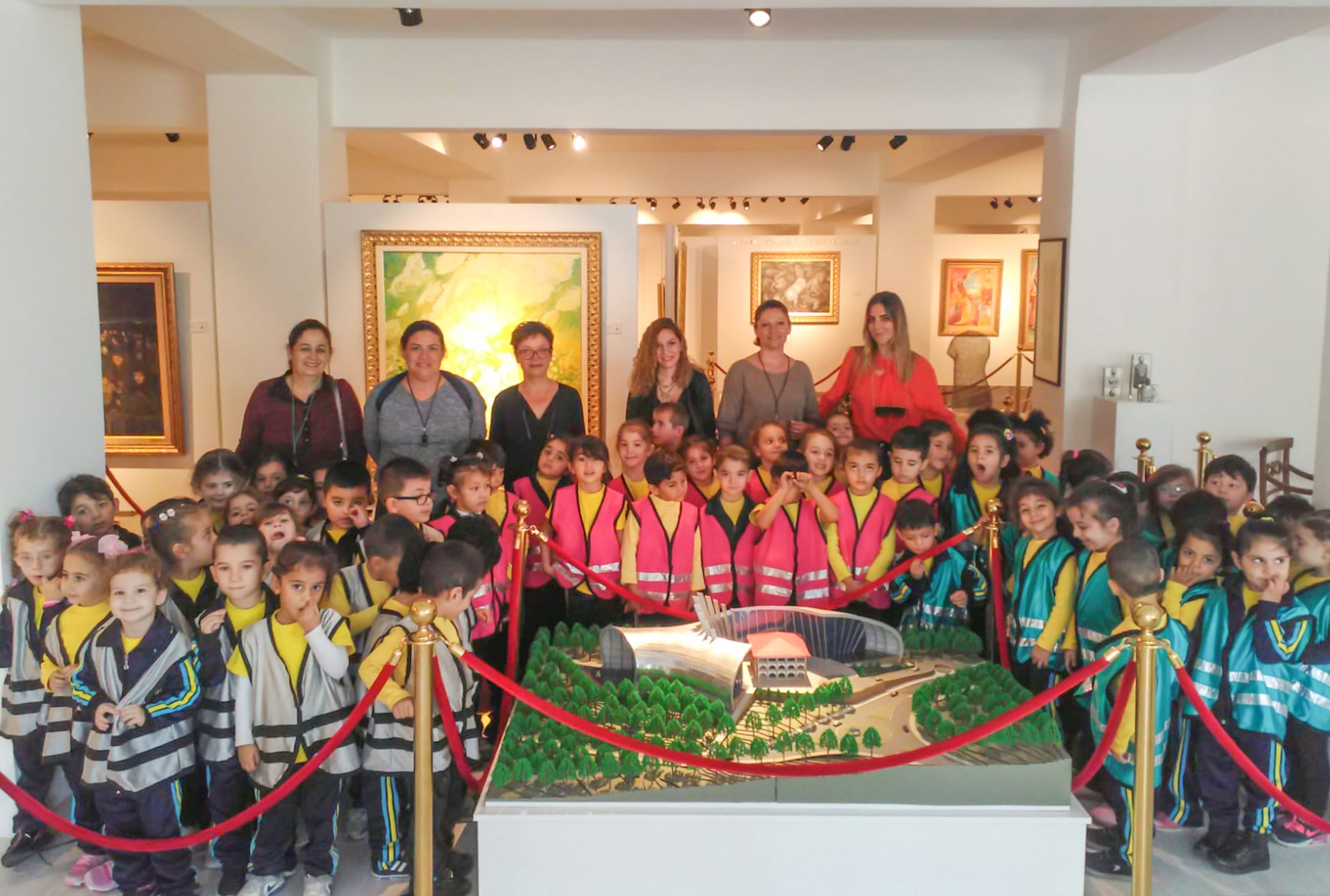 Gönyeli Fazıl Plümer Anaokulu’ndan 60 Minik Öğrenci Kıbrıs Modern Sanat Müzesi’ni Ziyaret Etti…