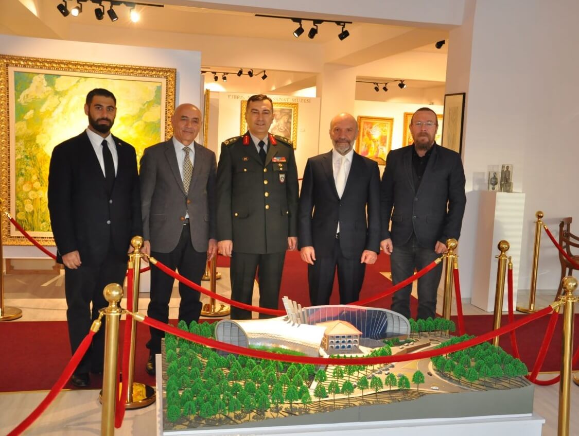 Kıbrıs Türk Barış Kuvvetleri Komutanı Tümgeneral Yılmaz Yıldırım, Kıbrıs Modern Sanat Müzesi ile Cumhuriyet Sergisi’ni Ziyaret Etti…