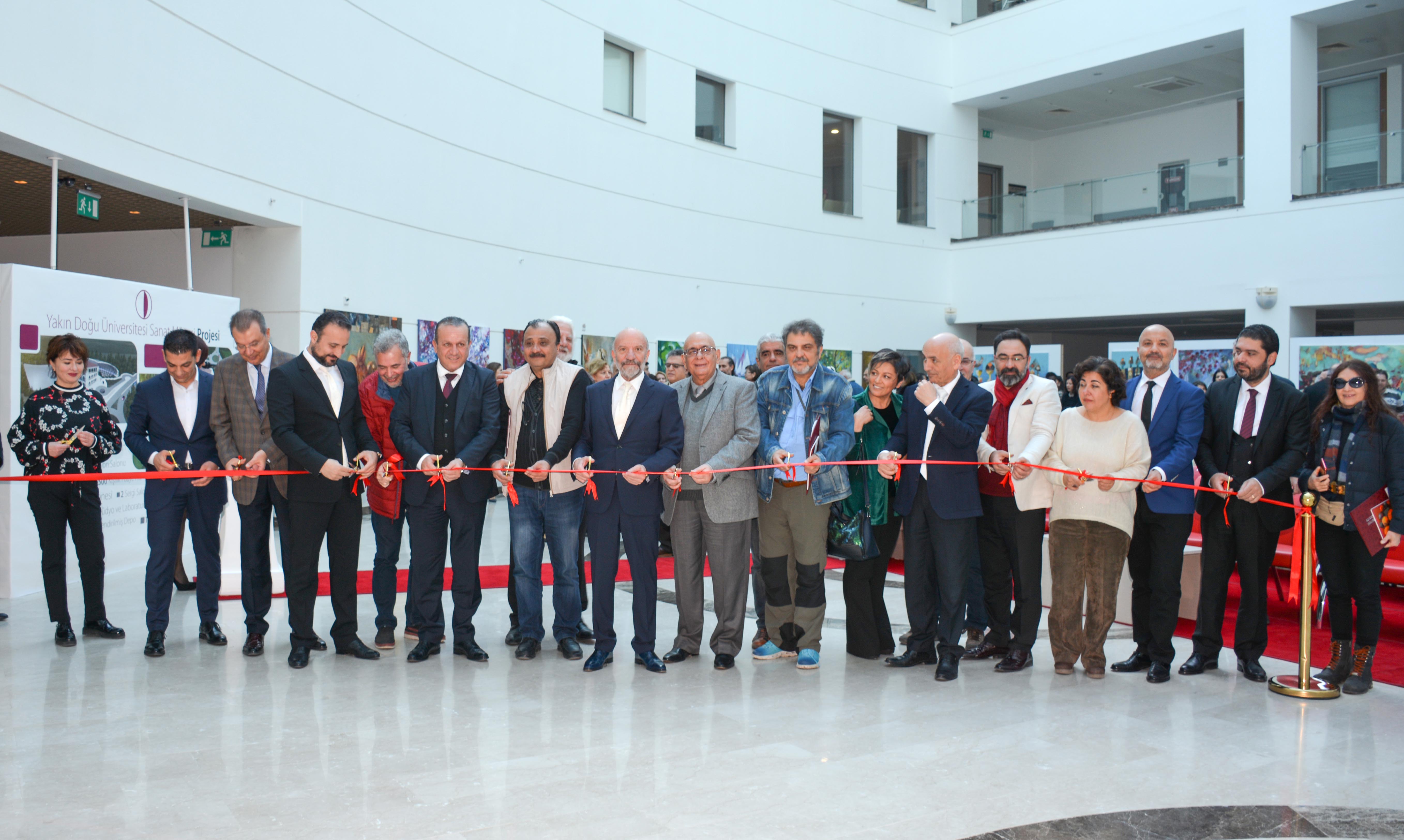 Featuring 40 artworks created by 14 Azerbaijani Artists for the Cyprus Museum of Modern Arts the Exhibition of Azerbaijani Artists was opened