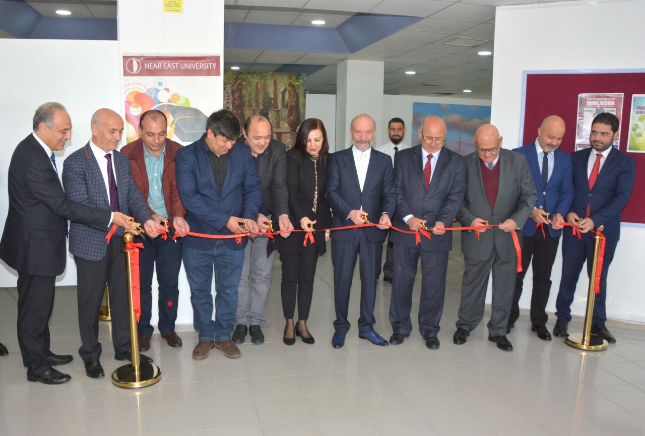 Türkmenistan Sanatçılarının 40 Eserinin Sergilendiği Türkmenistan Sanatçıları Resim Sergisi Yakın Doğu Üniversitesi’nde Açıldı…