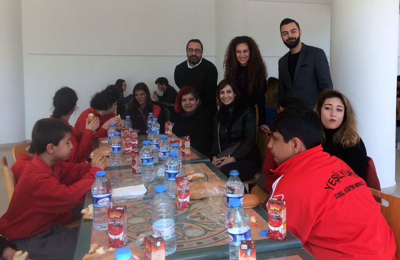 Yeşilyurt Special Education Centre Students enjoyed a day at the Near East University Accessible Cinema and Activity Centre