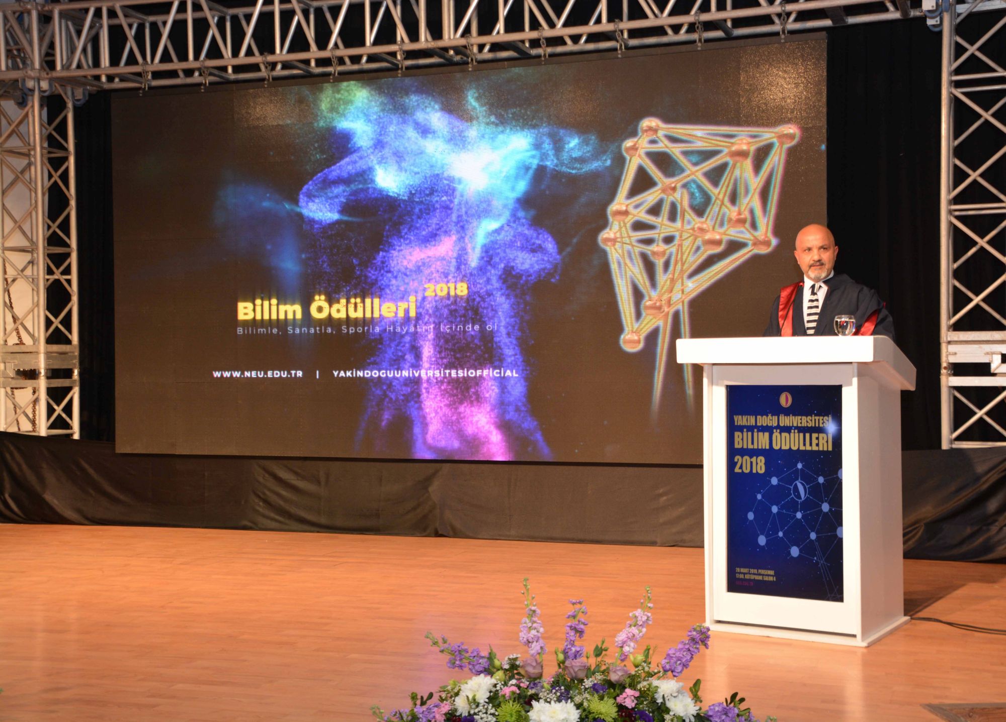 Near East University “2018 Science Awards” were presented via a Magnificent Ceremony