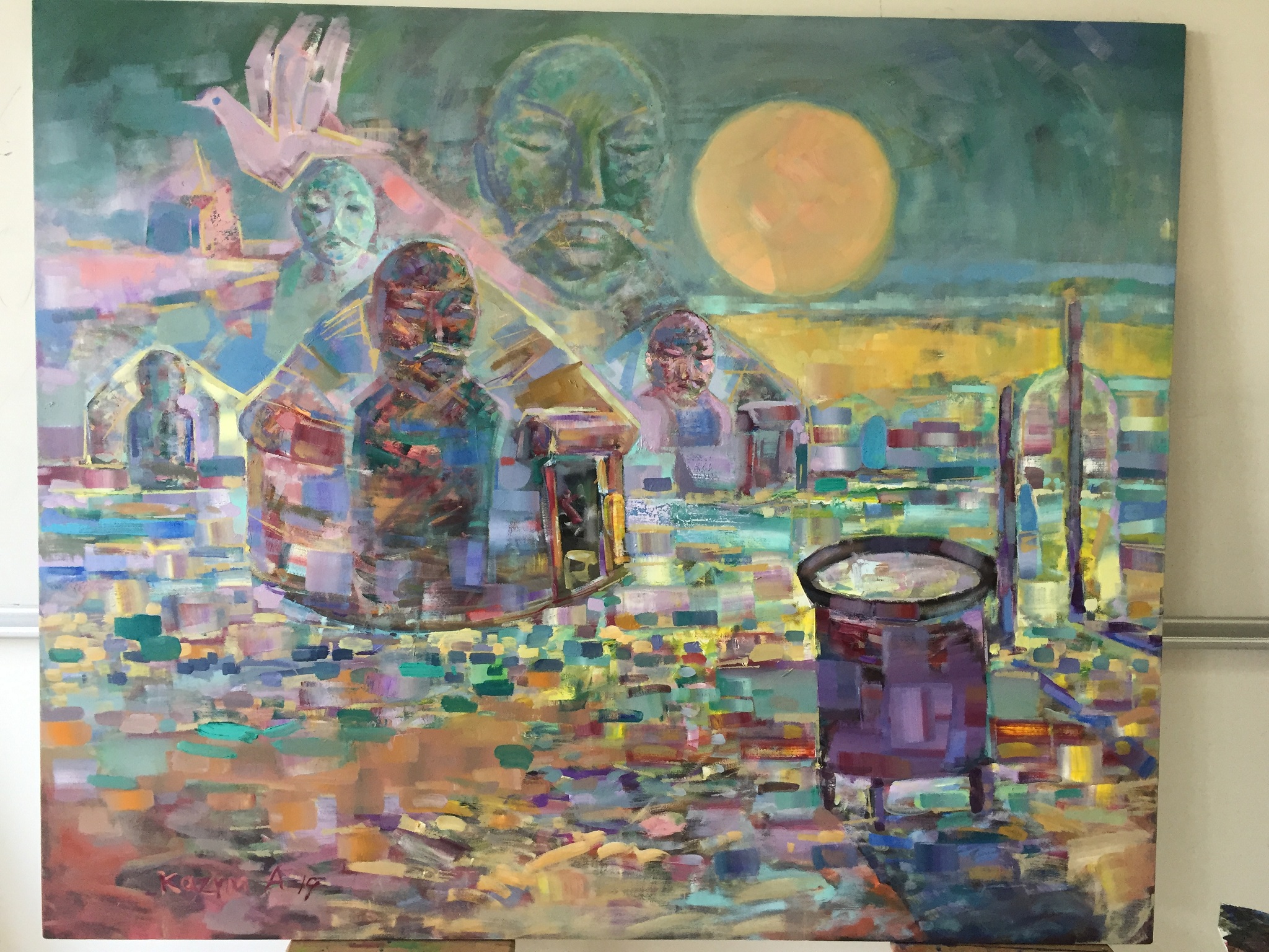 “Kazakhstan Artists Exhibition” Consisting of 50 Artworks of 12 Artists ...