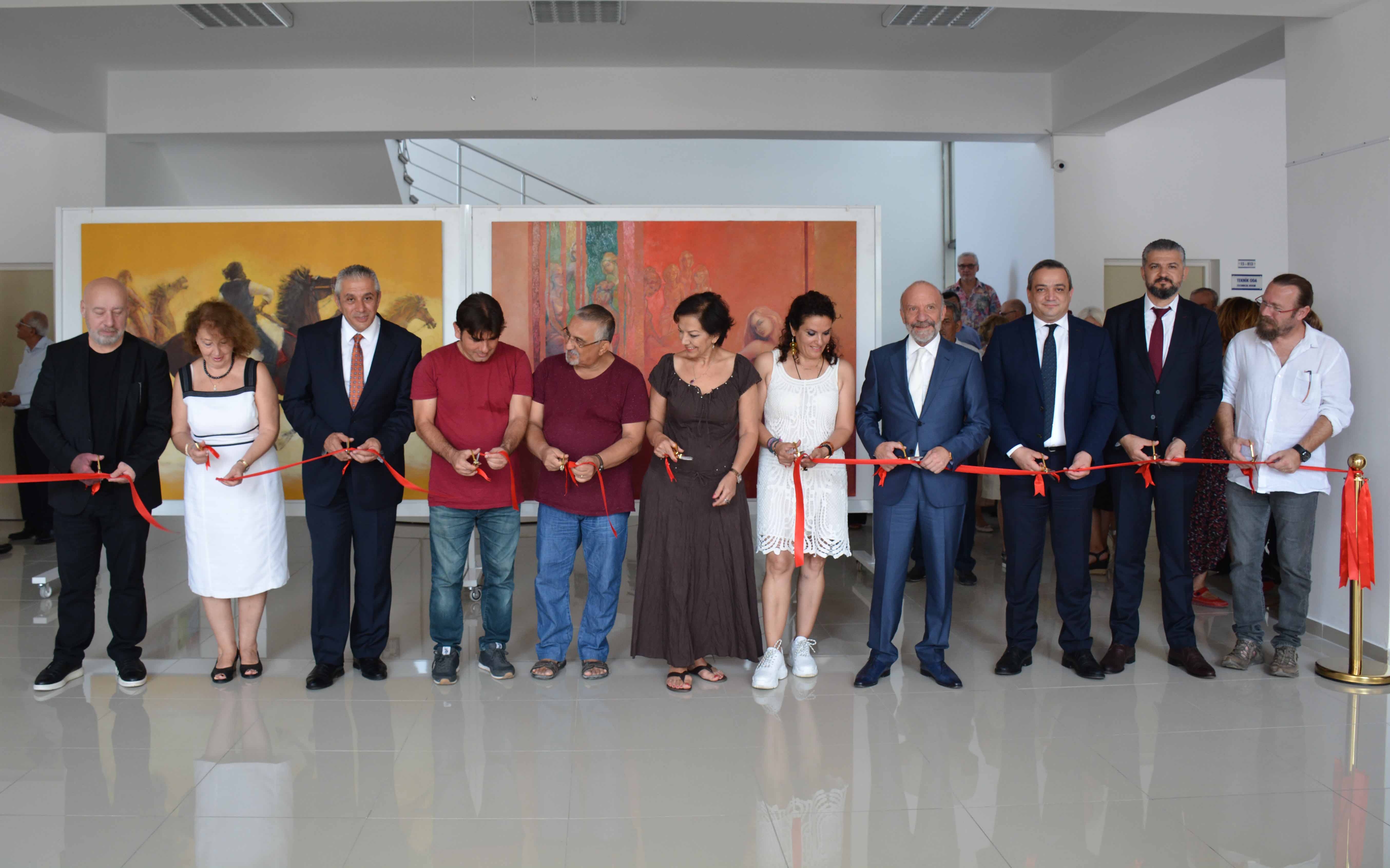 “Türkiye Sanatçıları Sergisi” Ekonomi ve Enerji Bakanı Hasan Taçoy Tarafından Açıldı…
