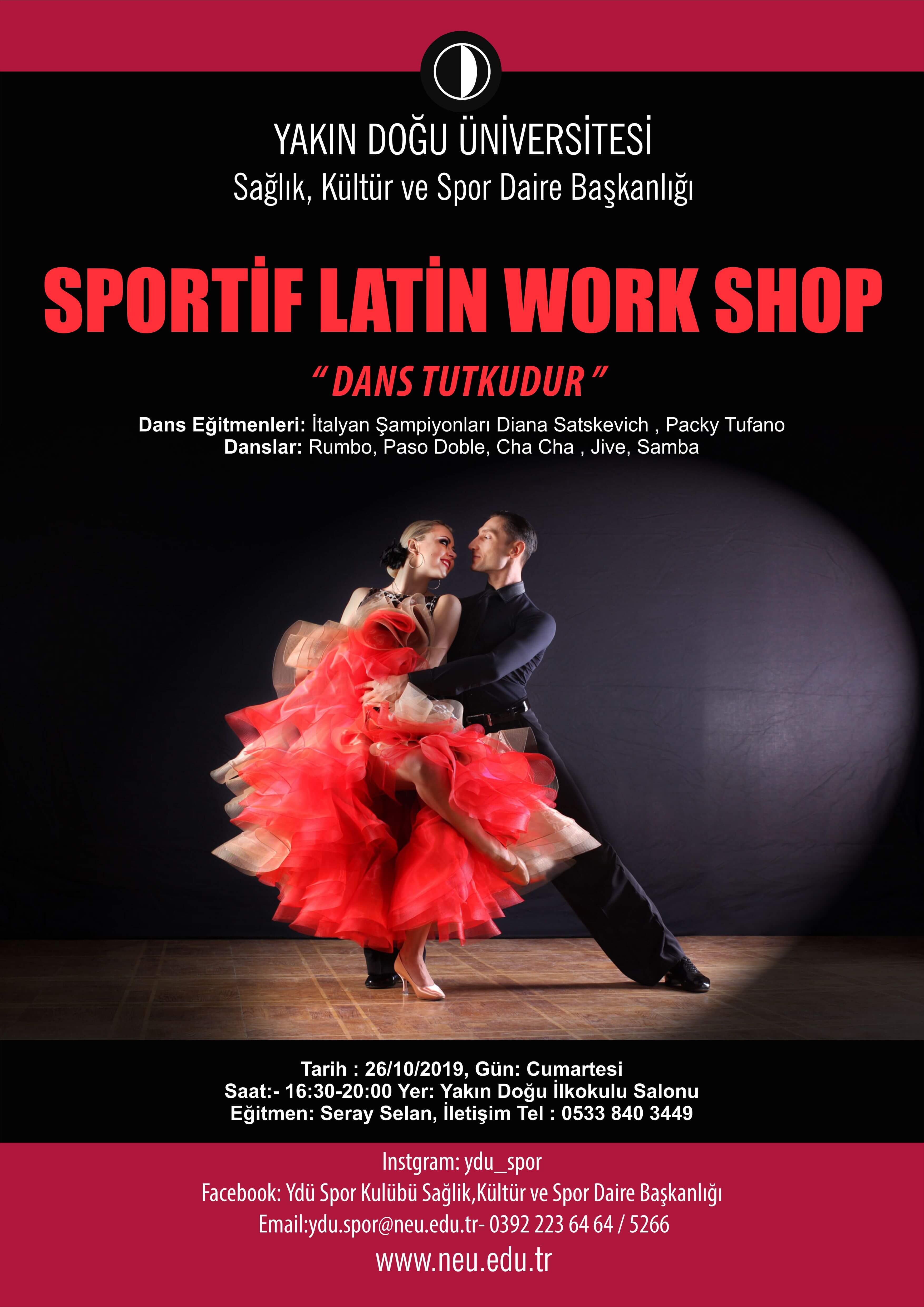 Sportif Latin Work Shop: “Dans Tutkudur”