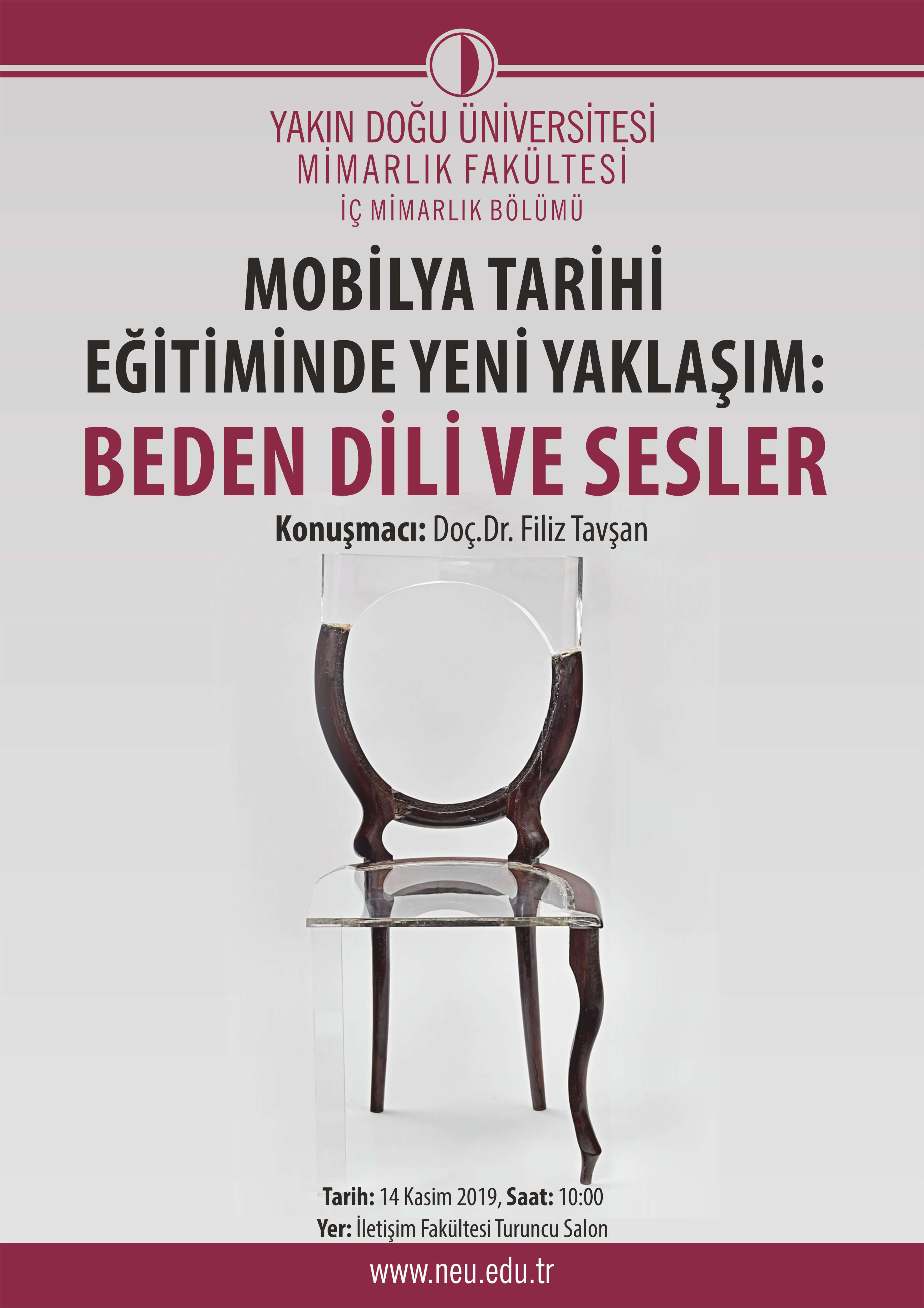 Mobilya Tarihi Eğitiminde Yeni Yaklaşım Beden Dili ve