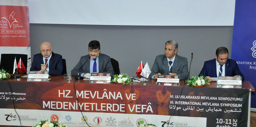 Near East University Eurasian Research Center participated in the 6th Mevlana Symposium on “Mevlana and Fidelity in Civilizations…”