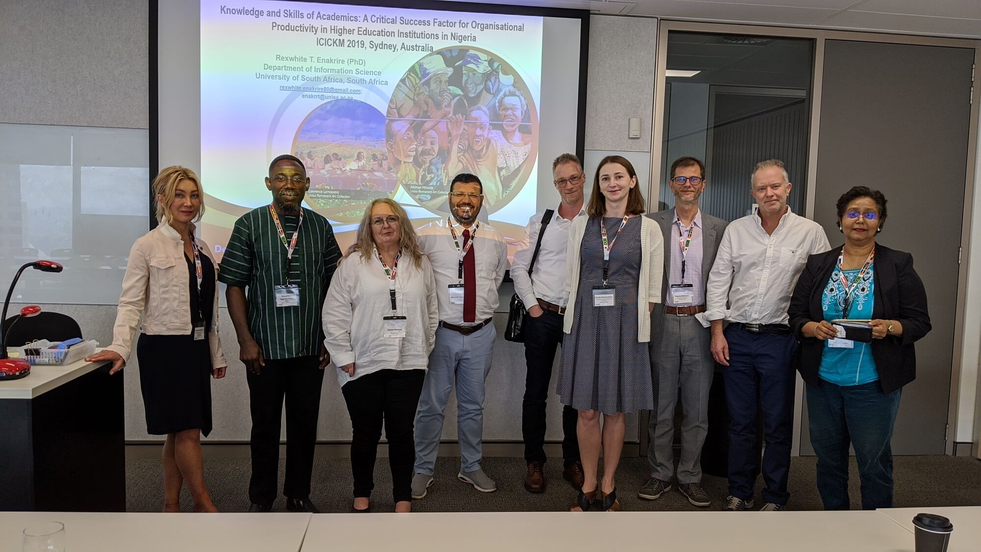 Near East University was Represented at an International Conference (ICICKM) hosted by Macquarie University in Sydney, Australia